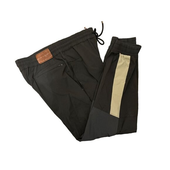 Women's WILSON Size Small Track Jogger Pants Gray Patch Pull-on - Picture 5 of 13